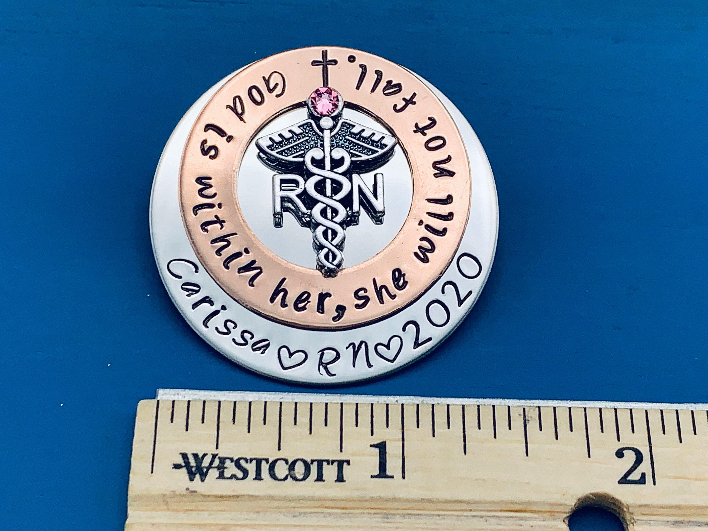 Personalized Pin for RN / Nursing Pin /bsn / Nurse Pin / Etsy