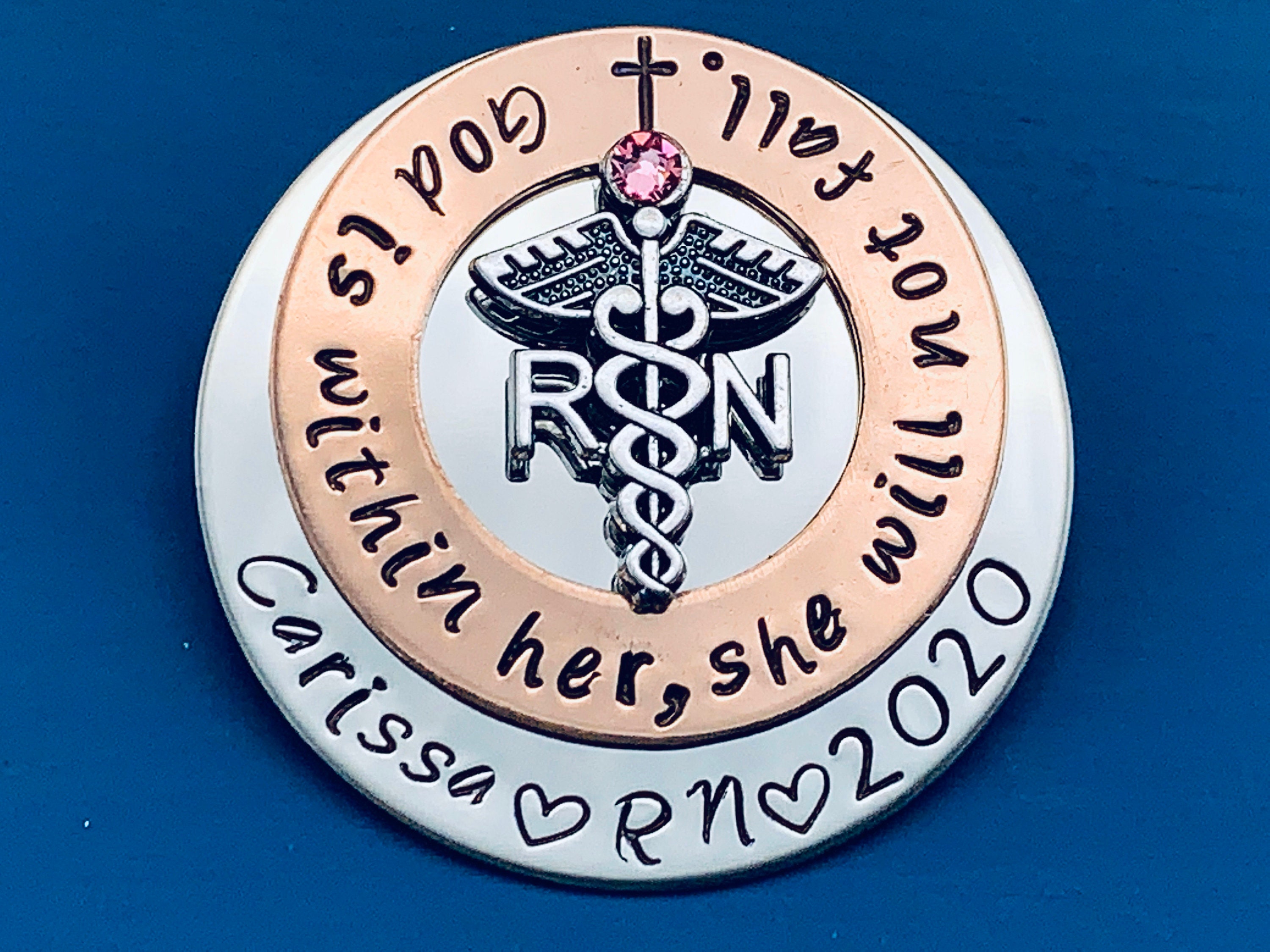Personalized Pin for RN / Nursing Pin /bsn / Nurse Pin / Etsy