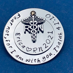 Personalized Pin for RN / Rn Gift /bsn /Nurses / Nursing Student Gift /  Nursing Pinning Ceremony / RN pin / Nurse Gift / Nursing Graduate