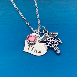 Personalized Necklace for RN / Rn Gift /Nurses / Nursing Student Gift /  Nursing/ Gift for Nurses / RN Necklace/Nurse Gift /Valentine's Gift