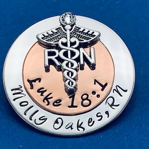 Personalized Pin for RN / Rn Gift /bsn /Nurses / Nursing Student Gift /  Nursing Pinning Ceremony / RN pin / Nurse Gift / Nursing Graduate