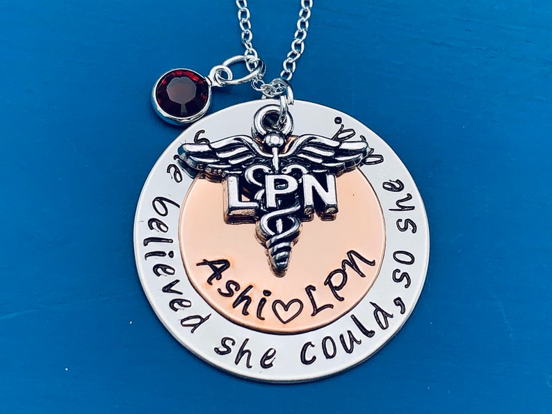 Personalized Necklace for LPN /LPN Gift /bsn /Nurses / Nursing | Etsy