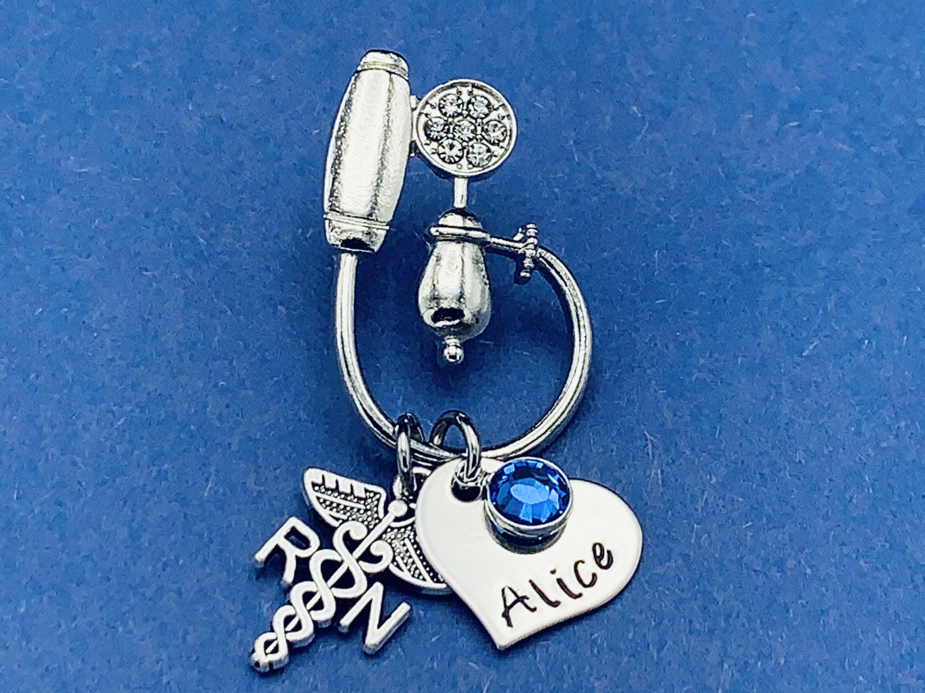 Personalized Nursing Pin / Stethoscope Heart Pin / Nursing Etsy