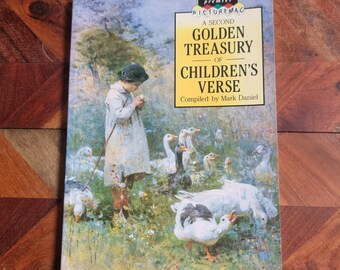Vintage kinderverzenboek: een tweede gouden schat, 1989