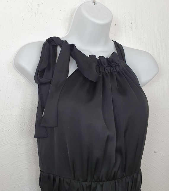 Vintage COOPER ST Womens Dress Size 6 Black Satin… - image 1