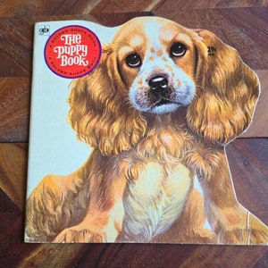 Vintage Children&#39;s Book  - A Golden Shape Book - The Puppy Book    - 1968  Softcover Edition