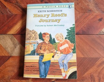Vintage Children Books - Henry Reed's Journey - Keith Robertson  -  1963 Soft Cover Puffin Edition