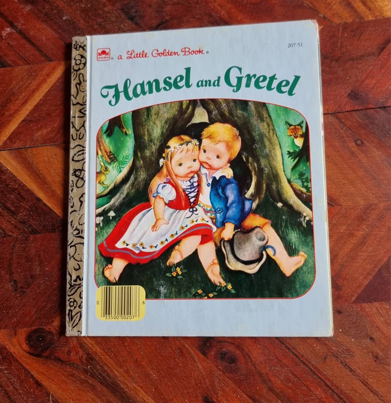 Vintage Children's Book Little Golden Book Hansel and Gretel 1982