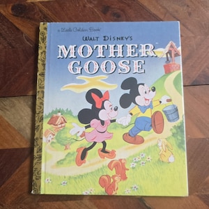 Children&#39;s Book  - Little Golden Book - Walt Disney Mother Goose