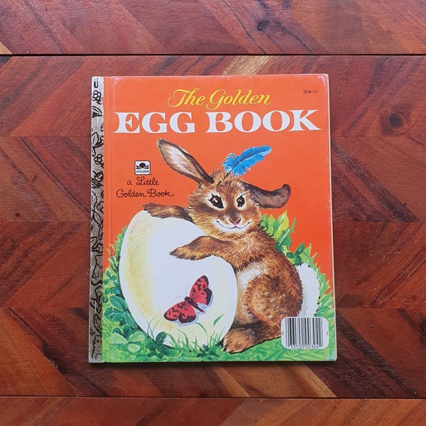 Vintage Children's Book - Little Golden Book - The Golden Egg Book - 1988  Edition