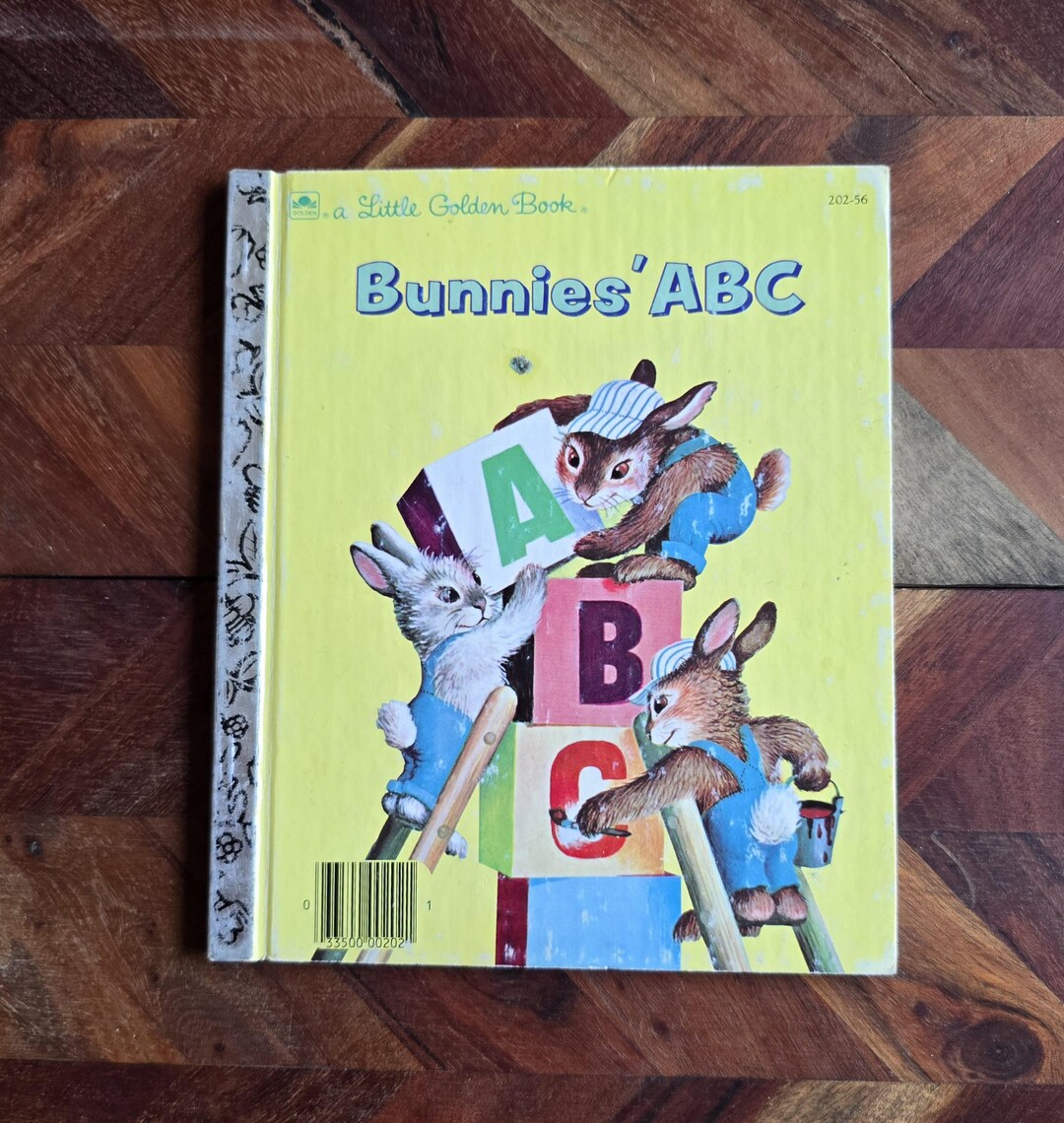 Children's Book - Little Golden Book - Bunnies' ABC - Hardcover Edition ...