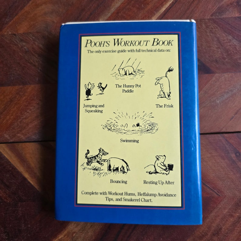 Winnie Exercise Vintage Fitness Book - Pooh's Workout Book - Ethan Mordden - 1984 ...