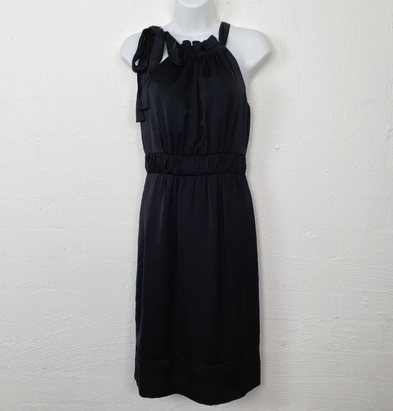 Vintage COOPER ST Womens Dress Size 6 Black Satin… - image 5