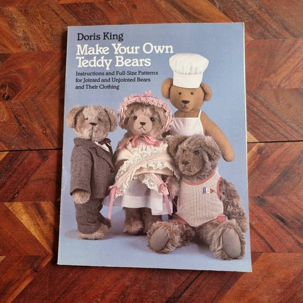 Vintage Make Your Own Teddy Bears - Doris King