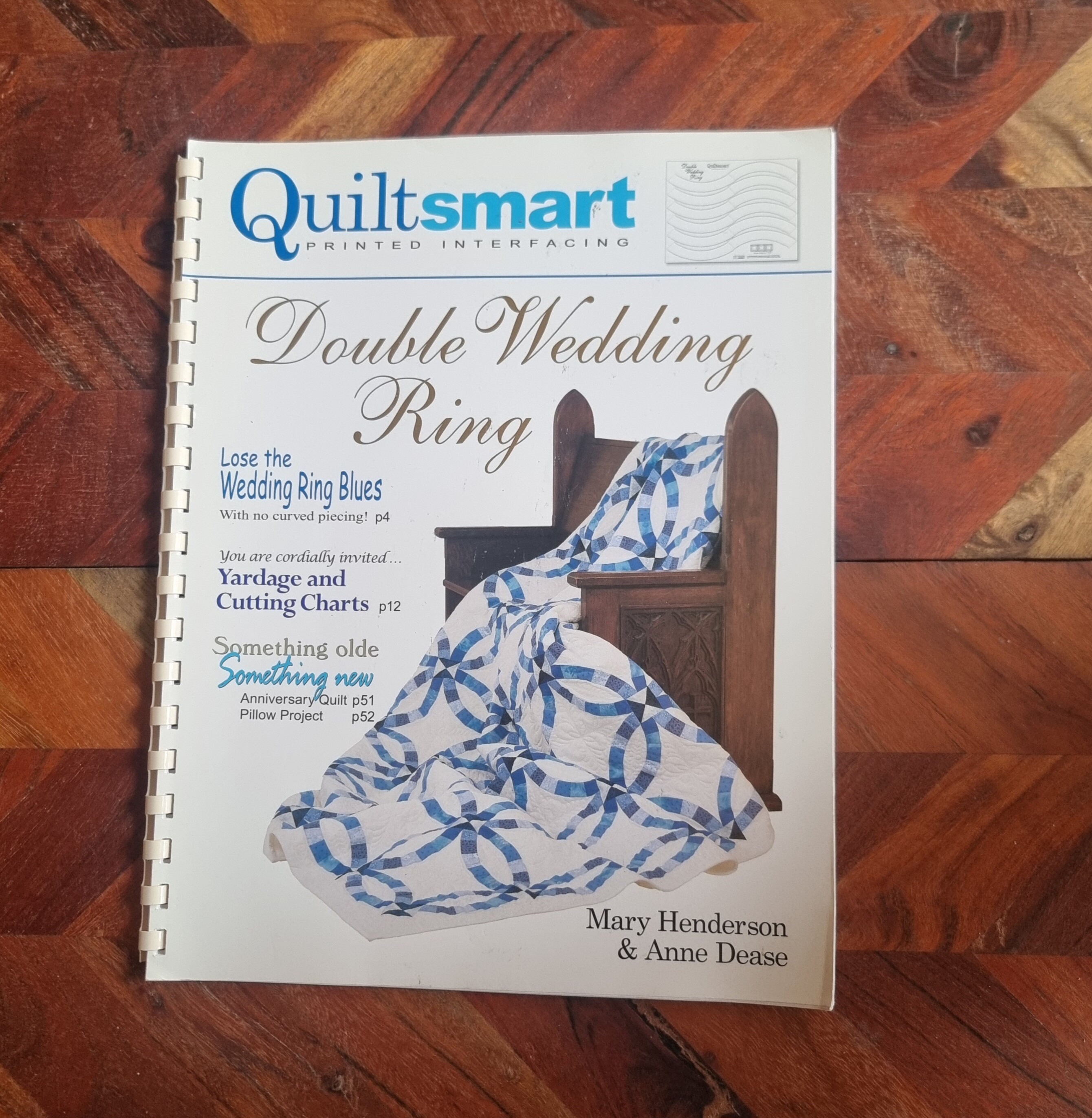 Quiltsmart Boda Doble Double Wedding Ring Quilt Pattern Quilt In A Day
