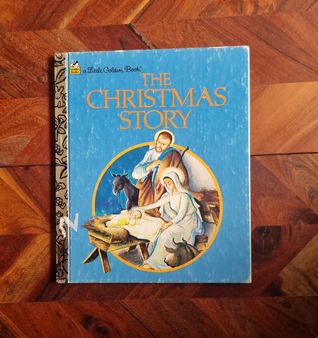 Vintage Children's Book Little Golden Book the Christmas Story 1980