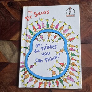 Livre pour enfants vintage - Oh, ce que vous pensez peut-être ! - Livre Dr Suess pour débutants