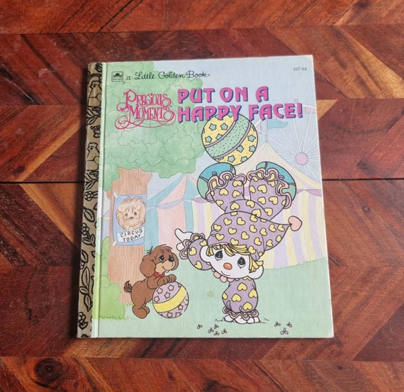 Vintage Children's Book - Little Golden Book - Precious Moments - Put on A  Happy Face! - 1992 Edition - Etsy
