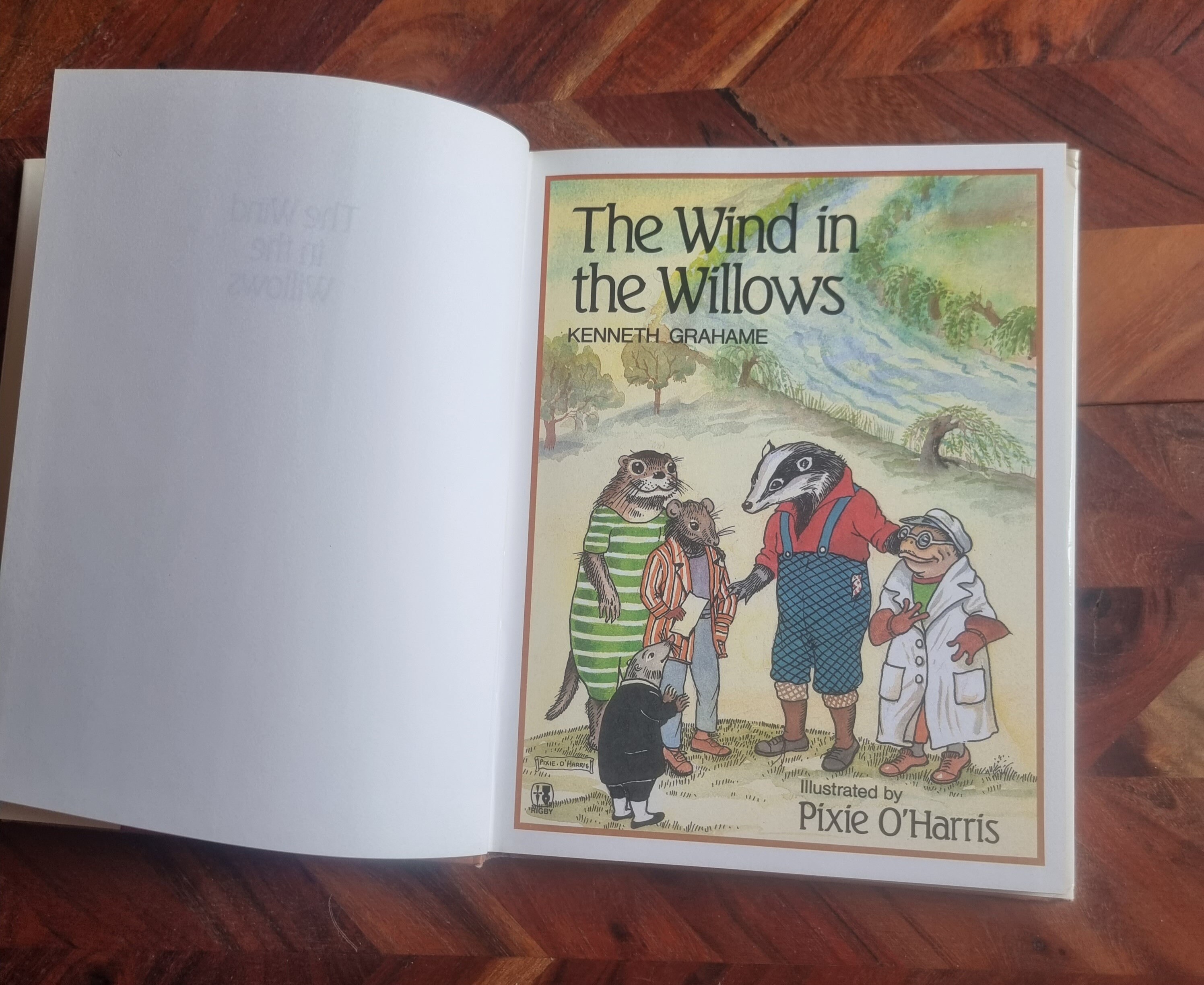 Vintage Children's Book - the Wind in the Willows, Illustrated 1983 ...