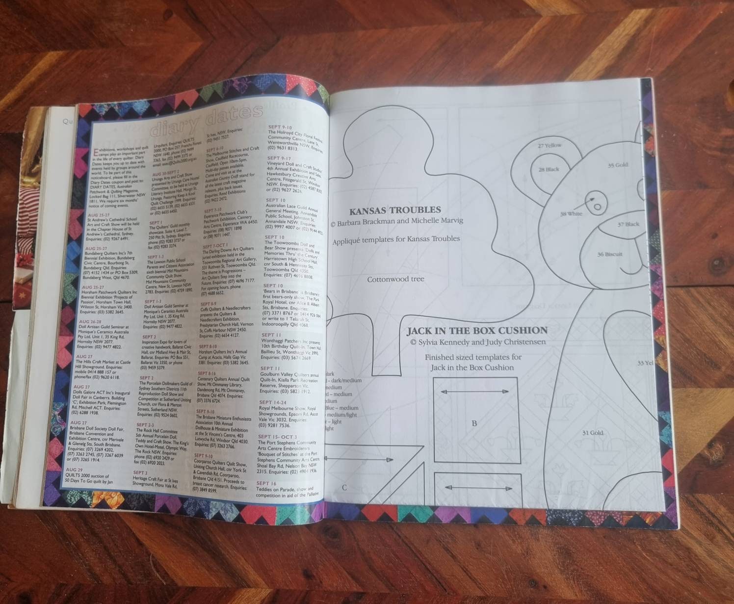 Australian Patchwork and Quilting Magazine - Vol 7 No. 10 - Etsy
