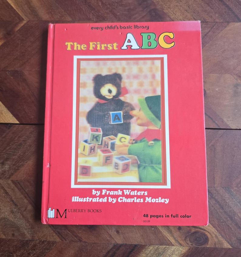 Vintage Children's Book - the First ABC - Frank Waters - Lenticular ...