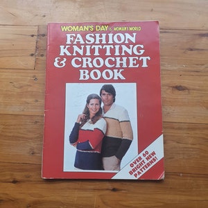 Womens Day Vintage Fashion Knitting and Crochet Book with 60 + Designs