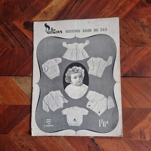 Patons Knitting Book No. 365 - Desde el nacimiento hasta los 18 meses