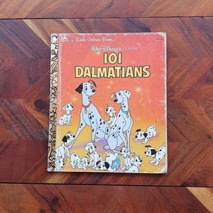 Vintage Children&#39;s Book - Little Golden Book - 101 Dalmatians - 1991 Edition
