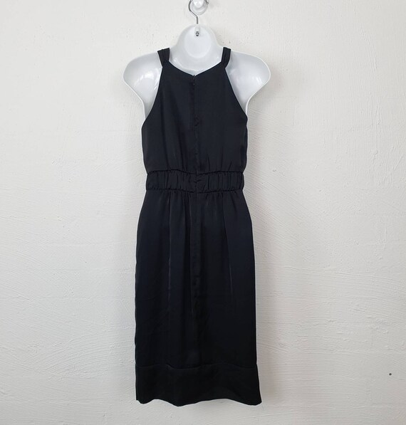Vintage COOPER ST Womens Dress Size 6 Black Satin… - image 4