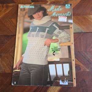 Patons Misy Moments Knitting Book No. 692