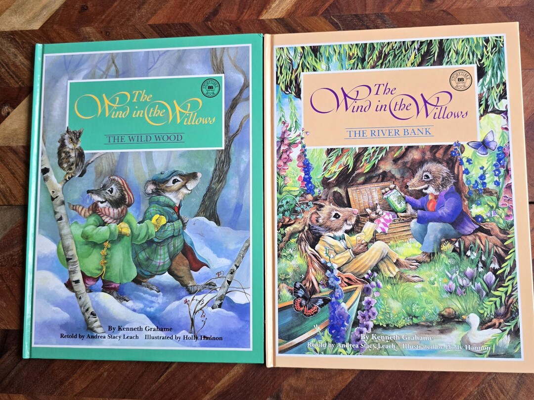 Vintage Childrens Book - the Wind in the Willows - the Wild Wood - the ...