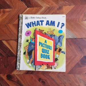 Vintage Children&#39;s Book - Little Golden Book - What Am I? - 1976 Edition