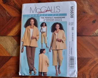 Vintage MCCALLS Pattern 8285 Womens Mens Vest Size M 