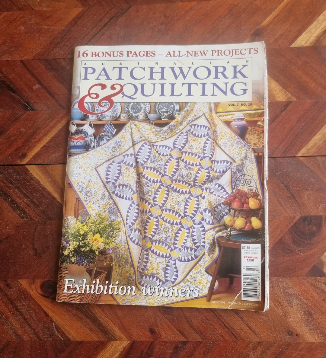 Australian Patchwork and Quilting Magazine Vol 7 No. 10 Etsy