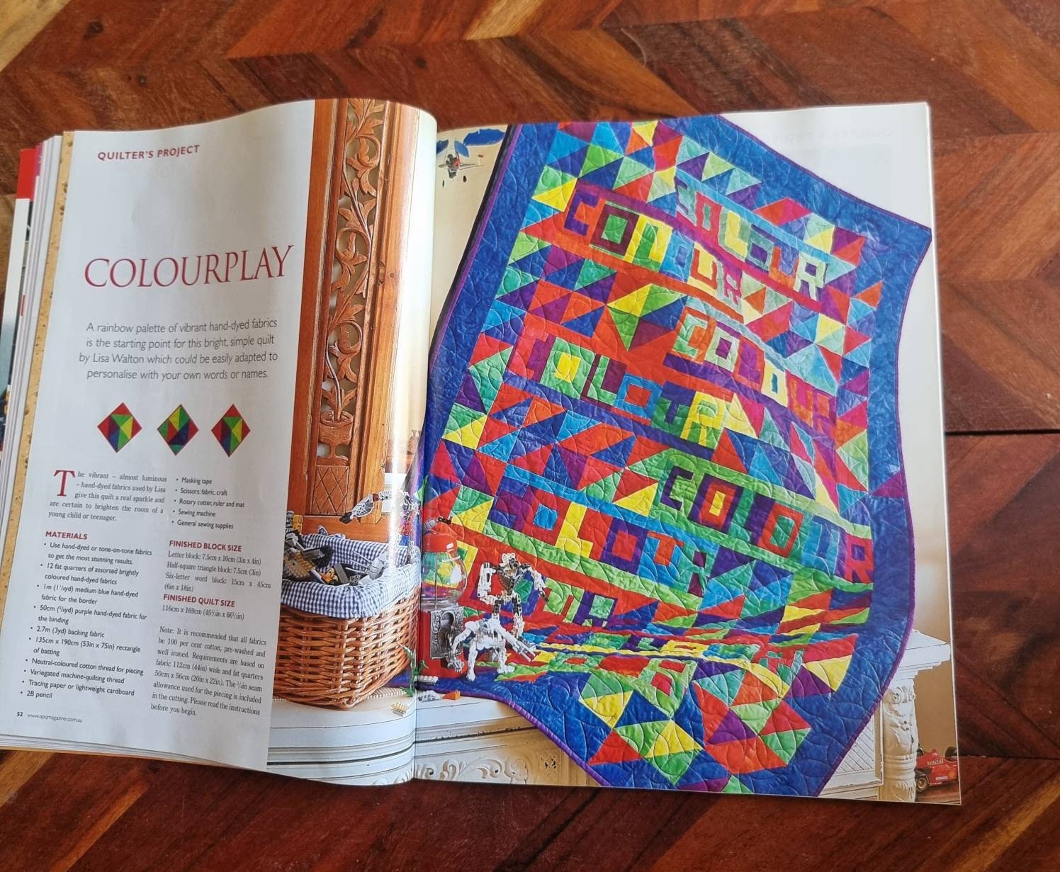 Australian Patchwork and Quilting Magazine - Vol 17 No. 11 - 10 Amazing ...