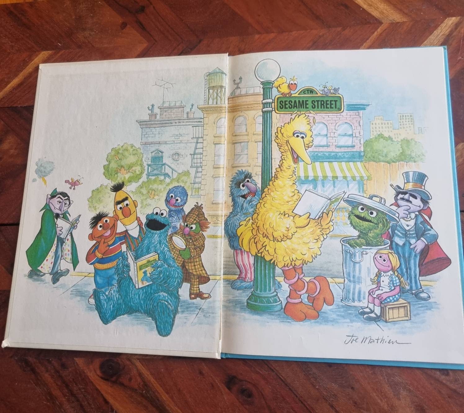 Vintage Sesame Street Library Book - Volume 14, Number Learning