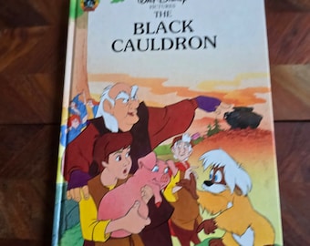 Vintage Children's Book  - Walt Disney - The Black Caldron  - 1985 Hardcover Edition