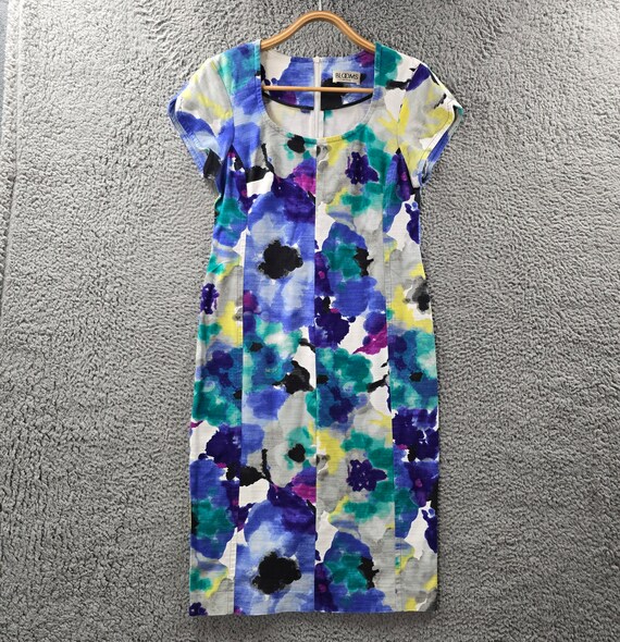 Robe D'été Fleurie Femme – Taille 8 – Blanc – Style Beach