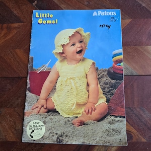 Patons Vintage Knitting Book 678 for Babies - Little Gems!