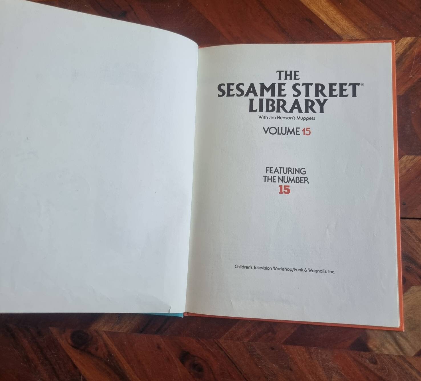 Vintage Children's Book - the Sesame Street Library - Volume 15
