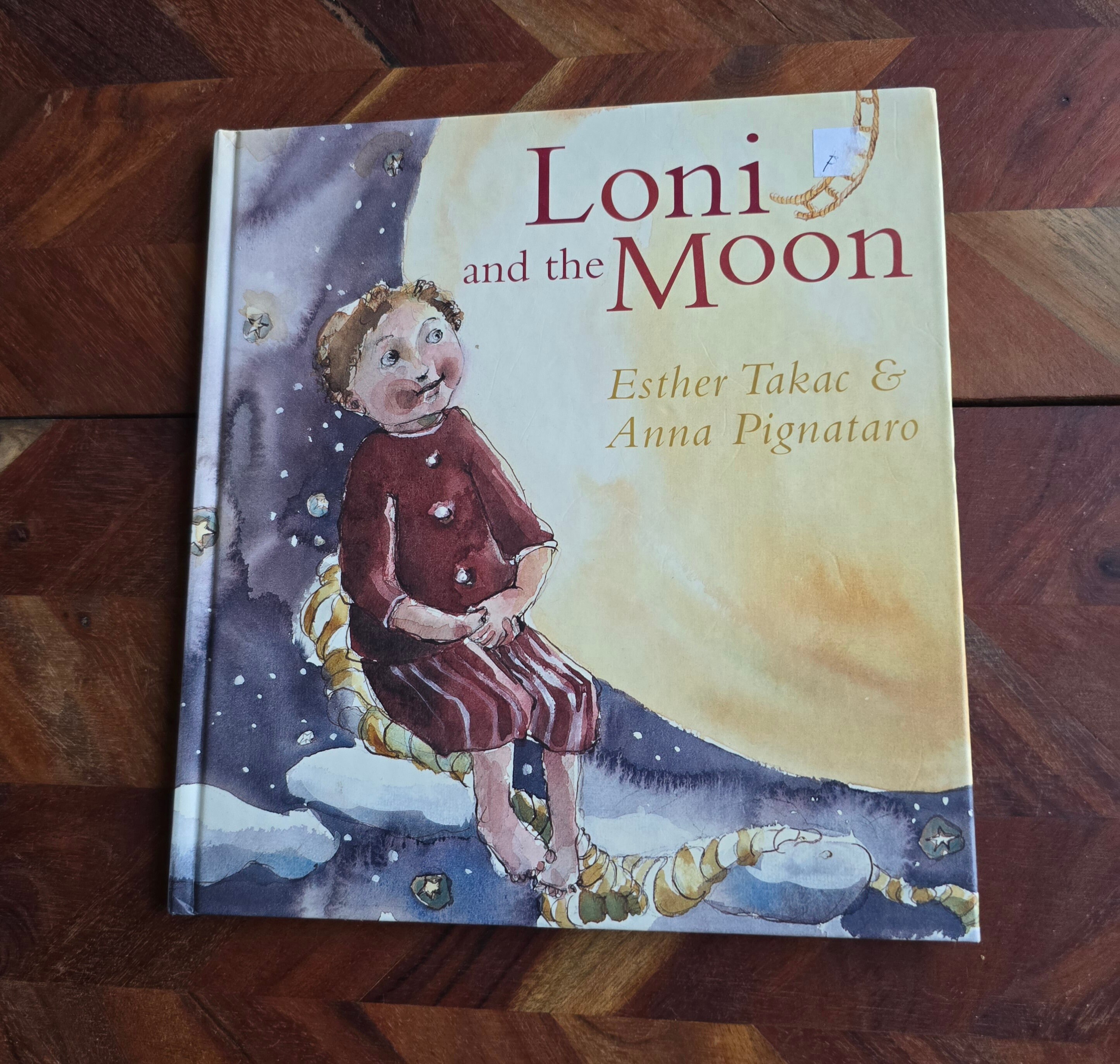 Vintage Children's Book - Loni and the Moon - Esther Takac - Anna