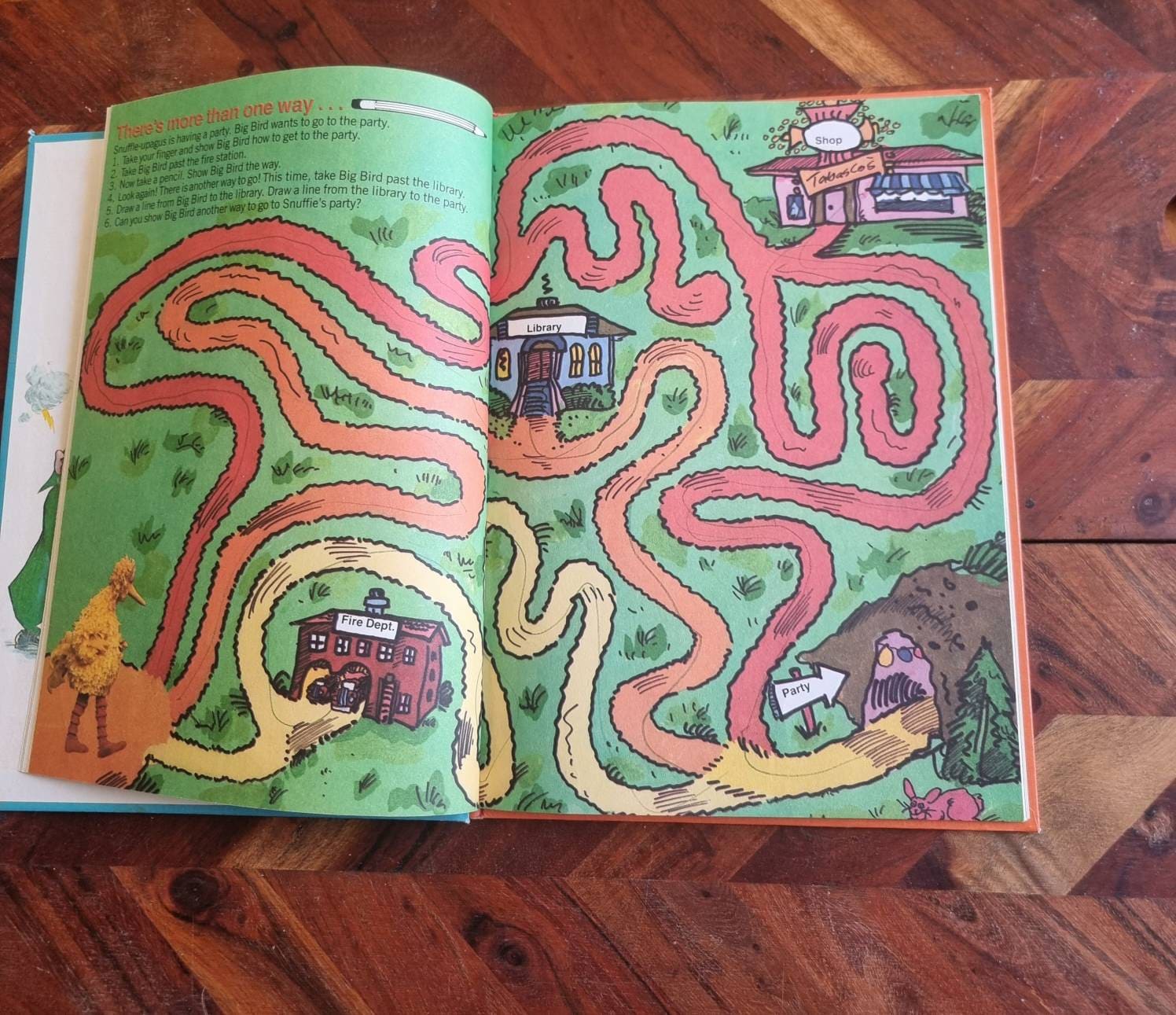 Vintage Children's Book - the Sesame Street Library - Volume 15