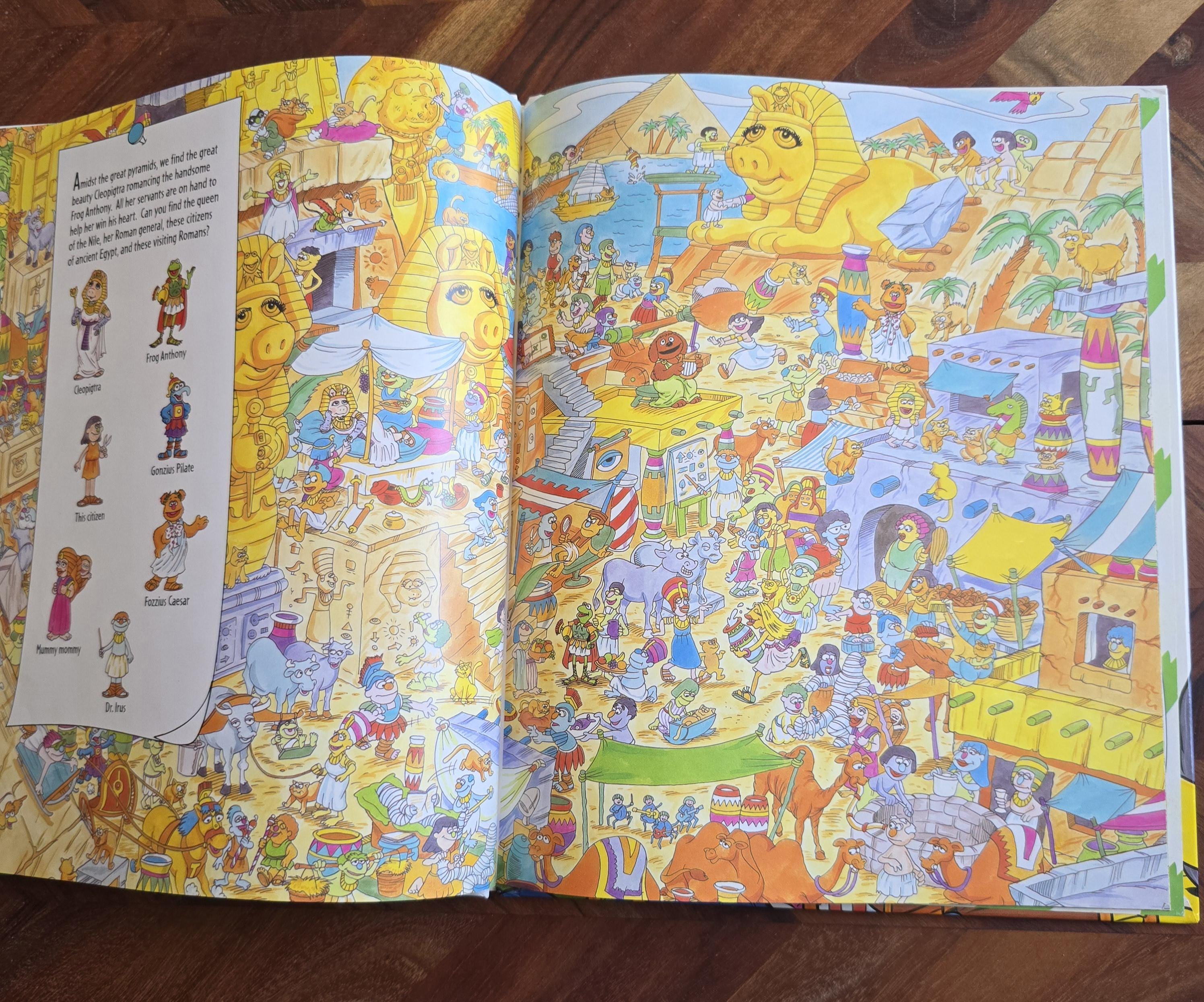 Vintage Muppets Look and Find Book - 1996 Hardcover Edition - Etsy