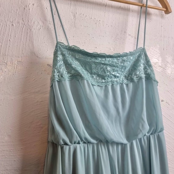 Vintage COOPER ST Womens Dress Size 10 Green Sleeveless Elastic Waist A-line