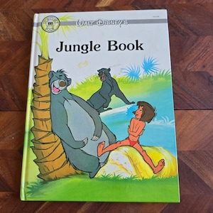 Vintage Children&#39;s Book  - Walt Disney - Jungle Book   - 1987 Hardcover Edition