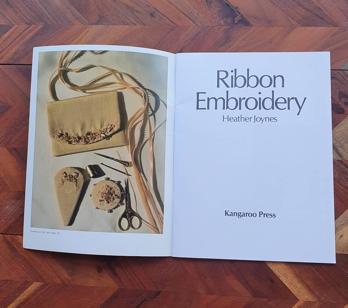 Ribbon Embroidery Book by Heather Joynes for Beginners to Etsy