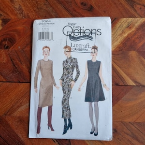 VOGUE 9564 Womens Dress Pattern Size 8-10-12