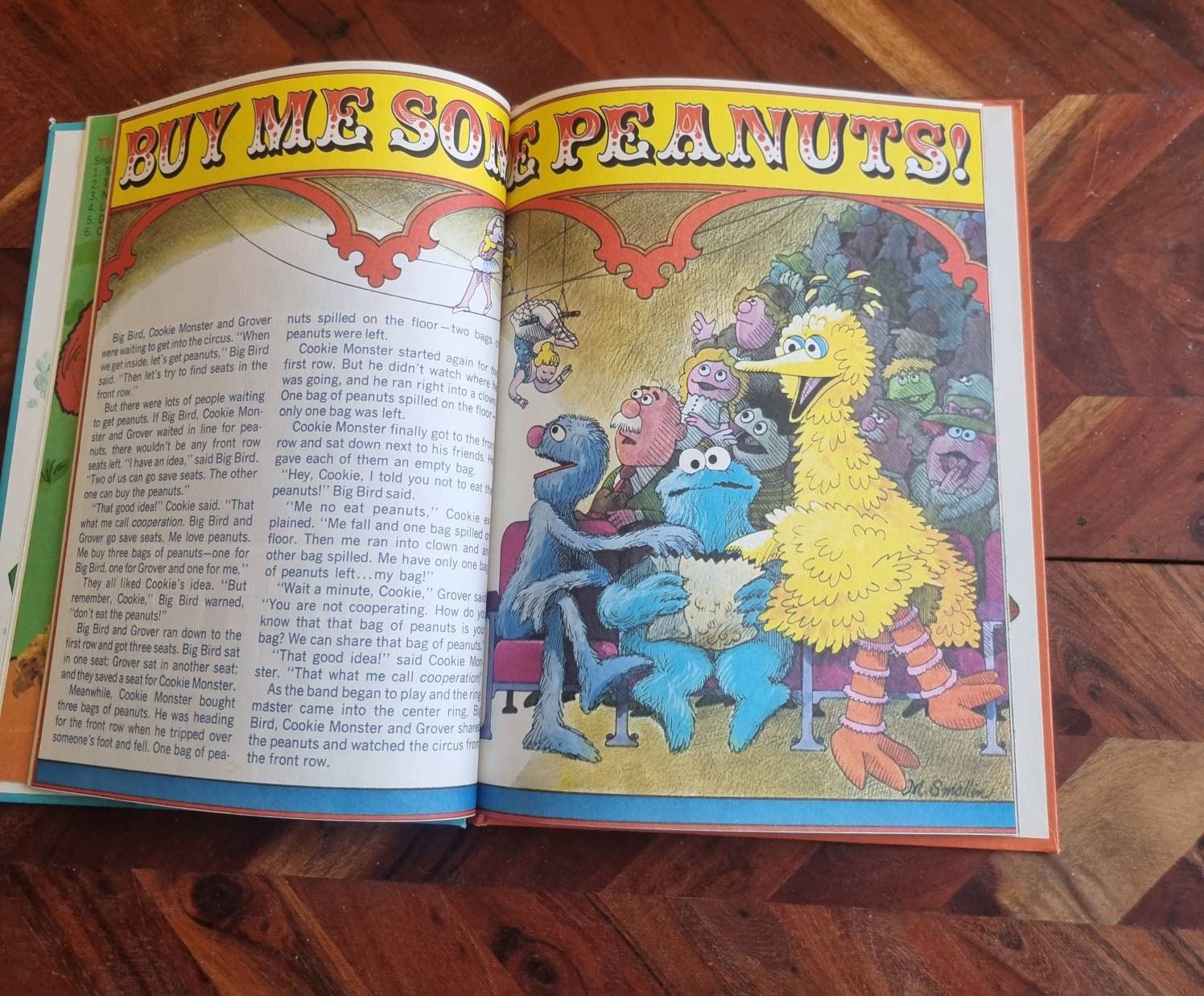 Vintage Children's Book - the Sesame Street Library - Volume 15