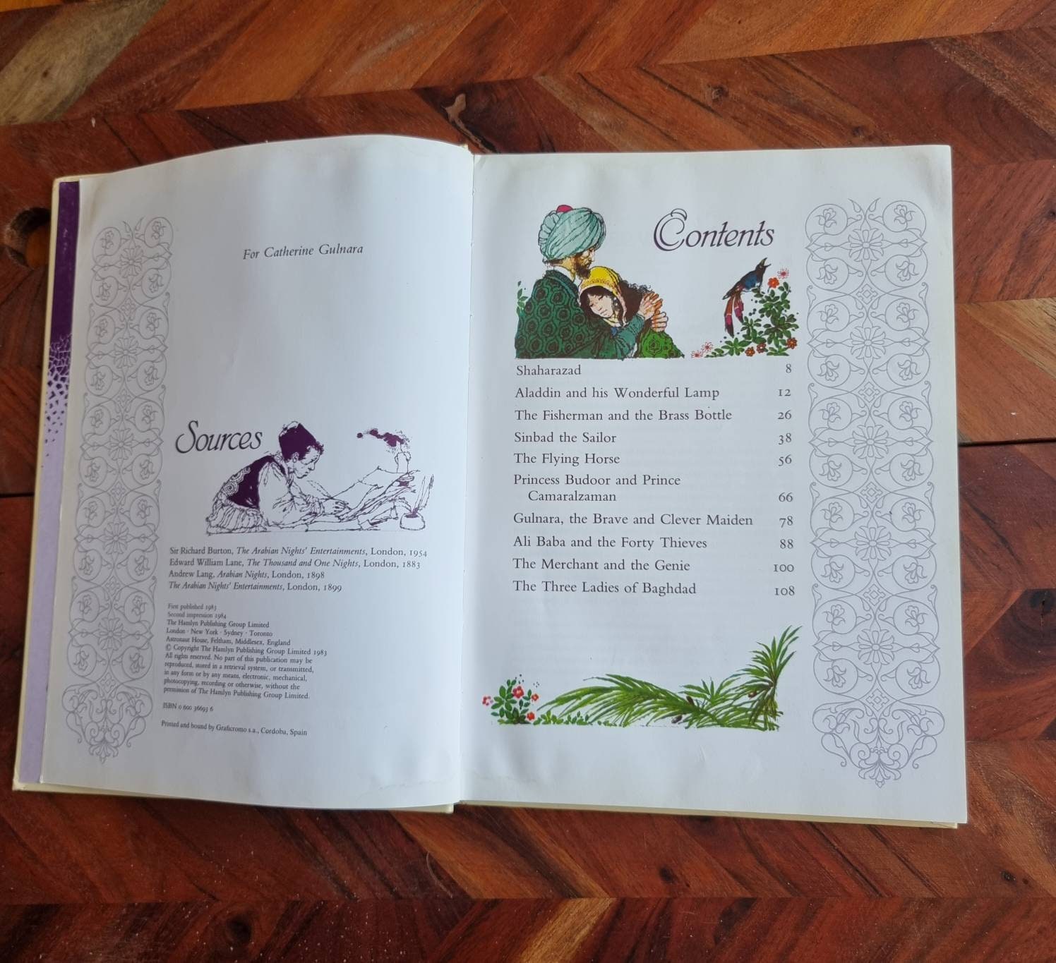 Vintage Children's Book - Tales From the Arabian Nights by James ...