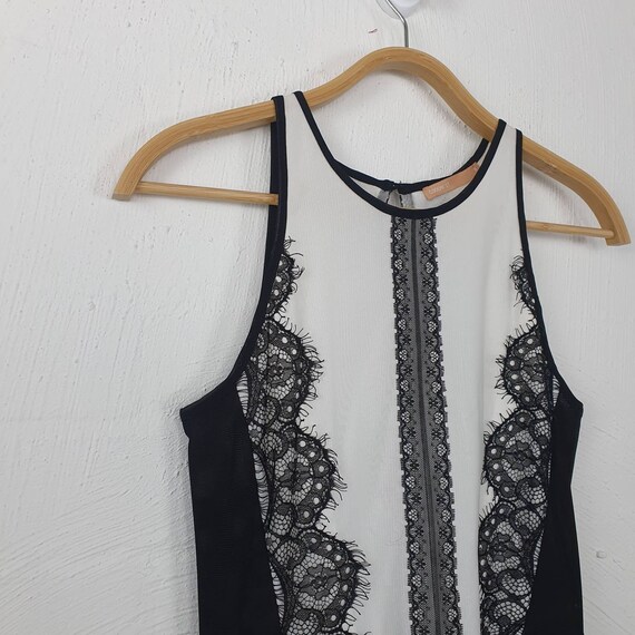 Vintage Lace Sleeveless Dress - Black & White COOPER ST, Size 8 Vintage Lace Sleeveless Dress - Black & White COOPER ST, Size 8